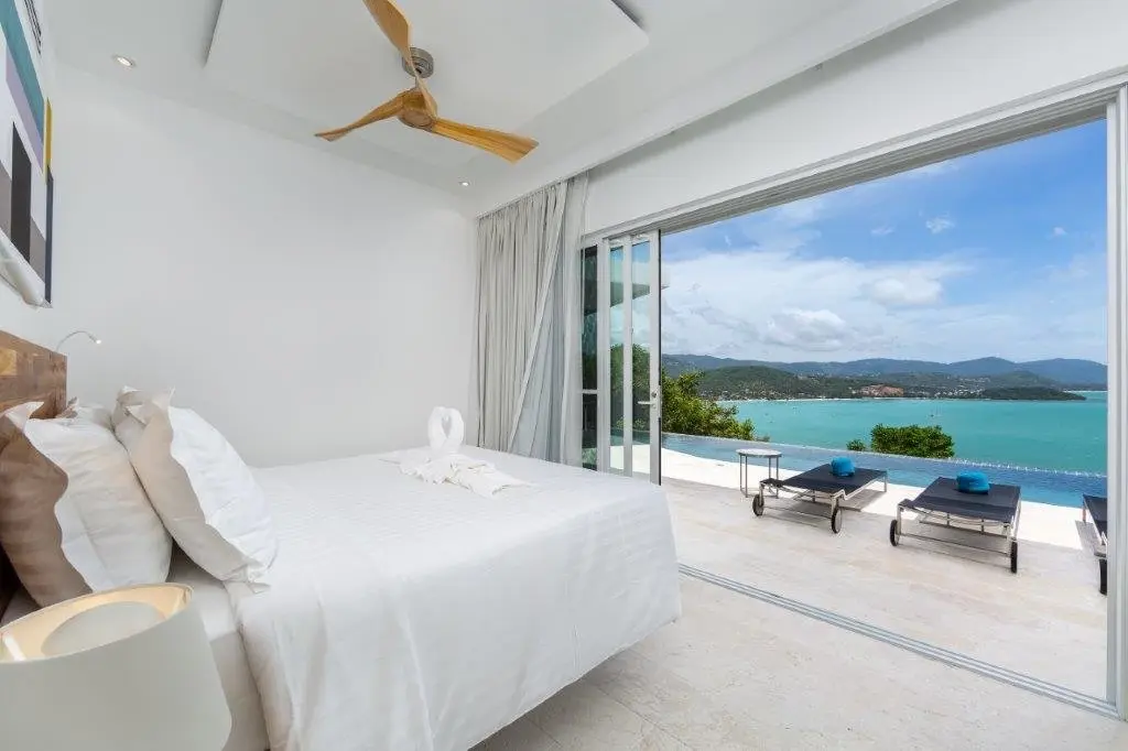 Villa d'un étage avec 3 chambres et vue sur la mer à Bangrak Koh Samui  LOCATION