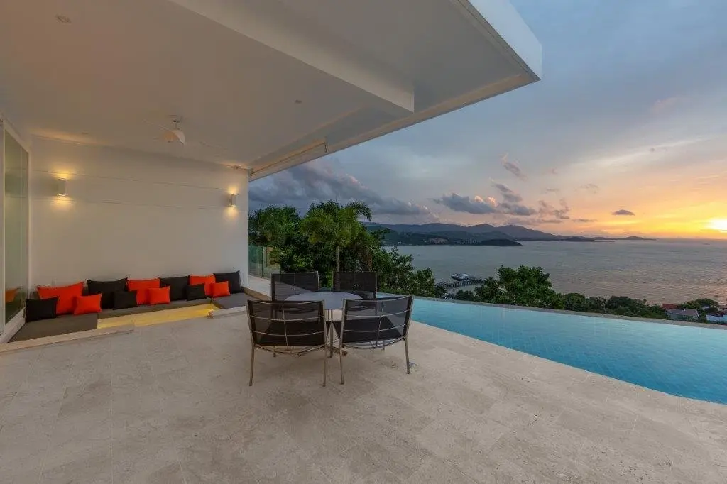 Villa d'un étage avec 3 chambres et vue sur la mer à Bangrak Koh Samui  LOCATION