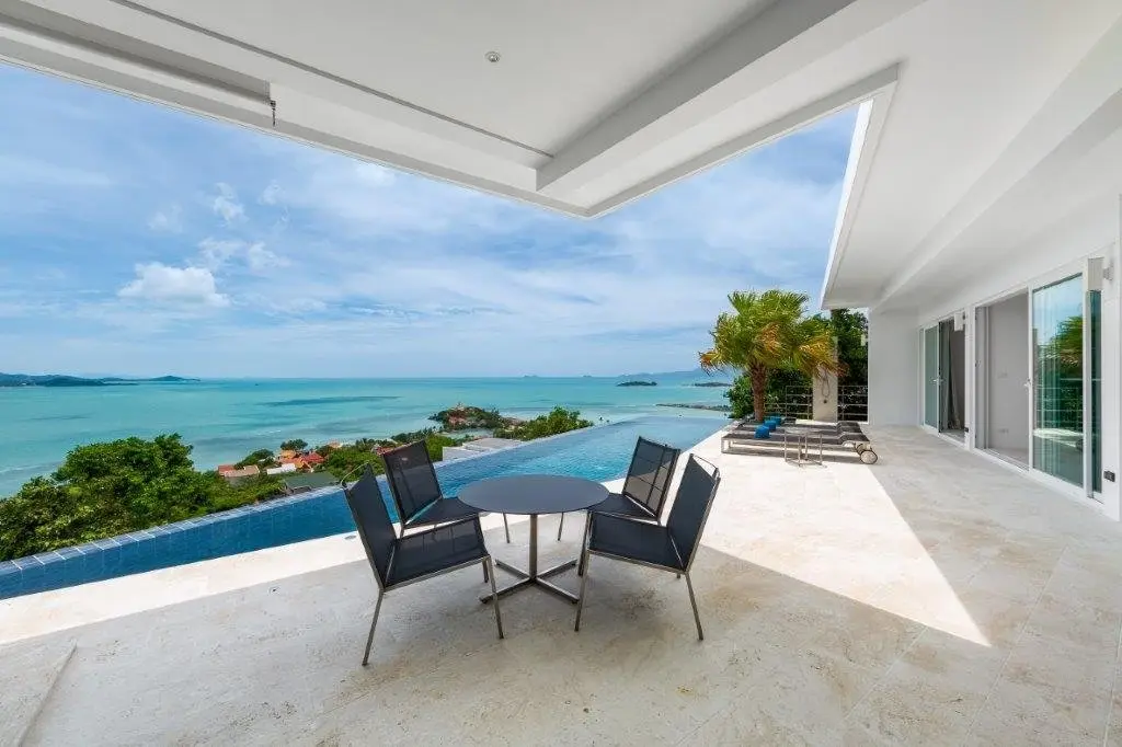 Villa d'un étage avec 3 chambres et vue sur la mer à Bangrak Koh Samui  LOCATION