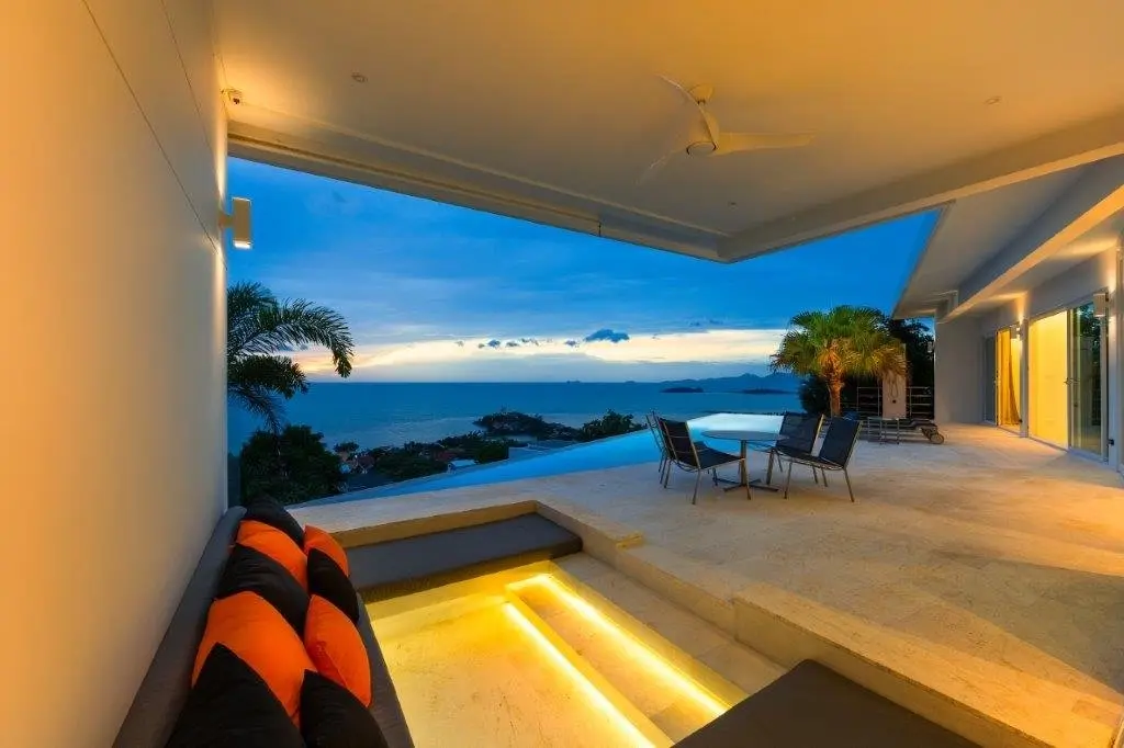 Villa d'un étage avec 3 chambres et vue sur la mer à Bangrak Koh Samui  LOCATION