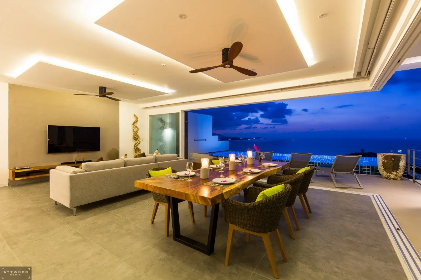 3-Bedrooms 2 Storey Villa W Sea View in Bangrak Koh Samui " RENT "