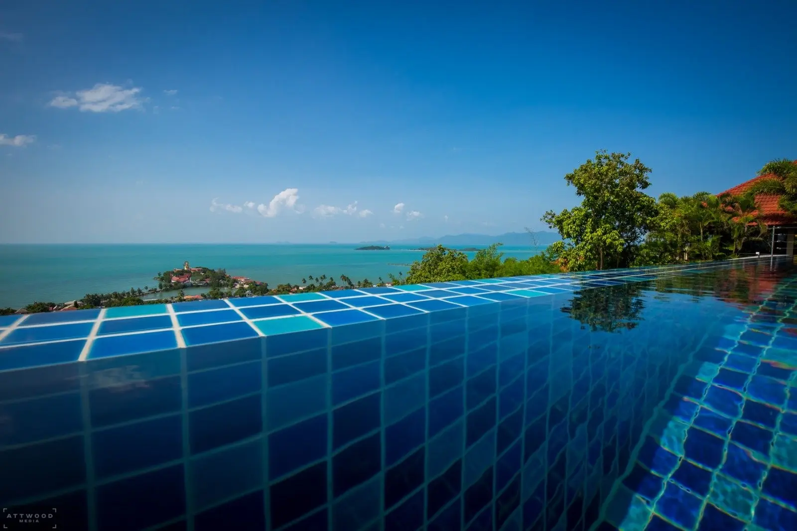 Villa de 2 étages avec 3 chambres et vue sur la mer à Bangrak Koh Samui  LOCATION 