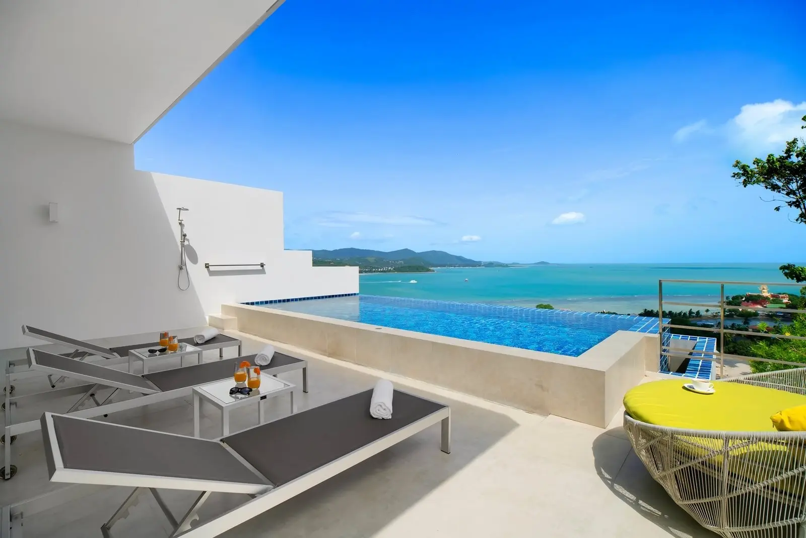 Villa à 2 étages avec 3 chambres et vue sur la mer à Bangrak Koh Samui LOCATION