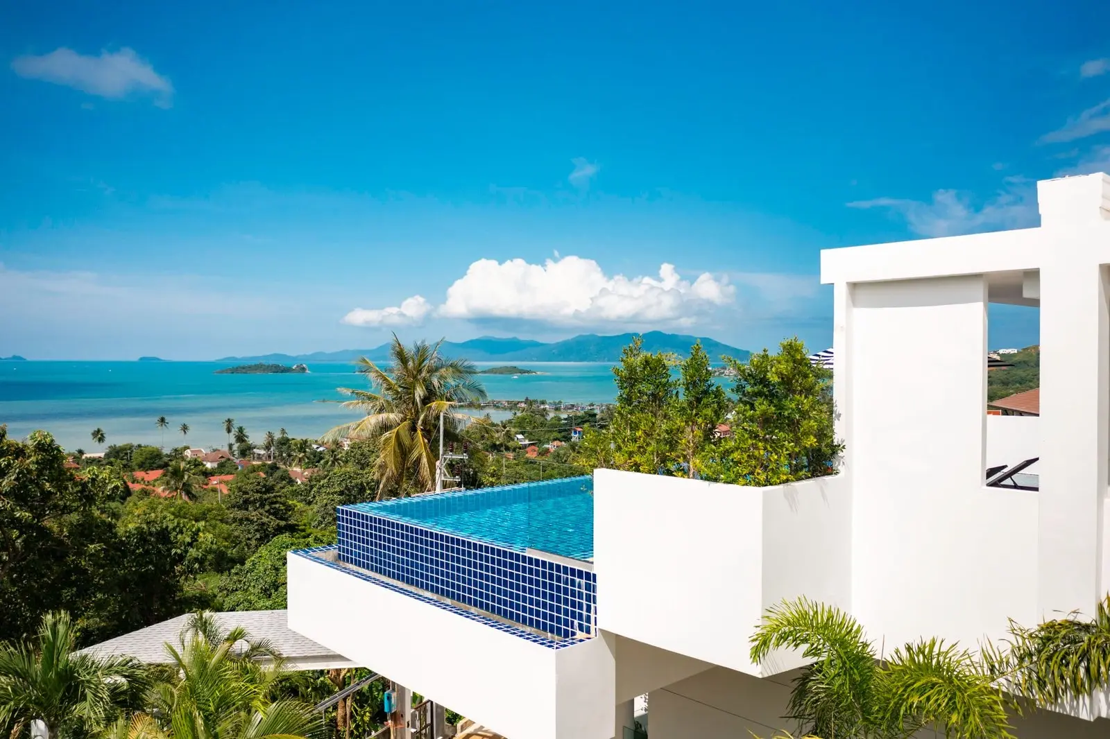 Villa de 2 étages avec 3 chambres à coucher et vue sur la mer à Bangrak Koh Samui LOCATION