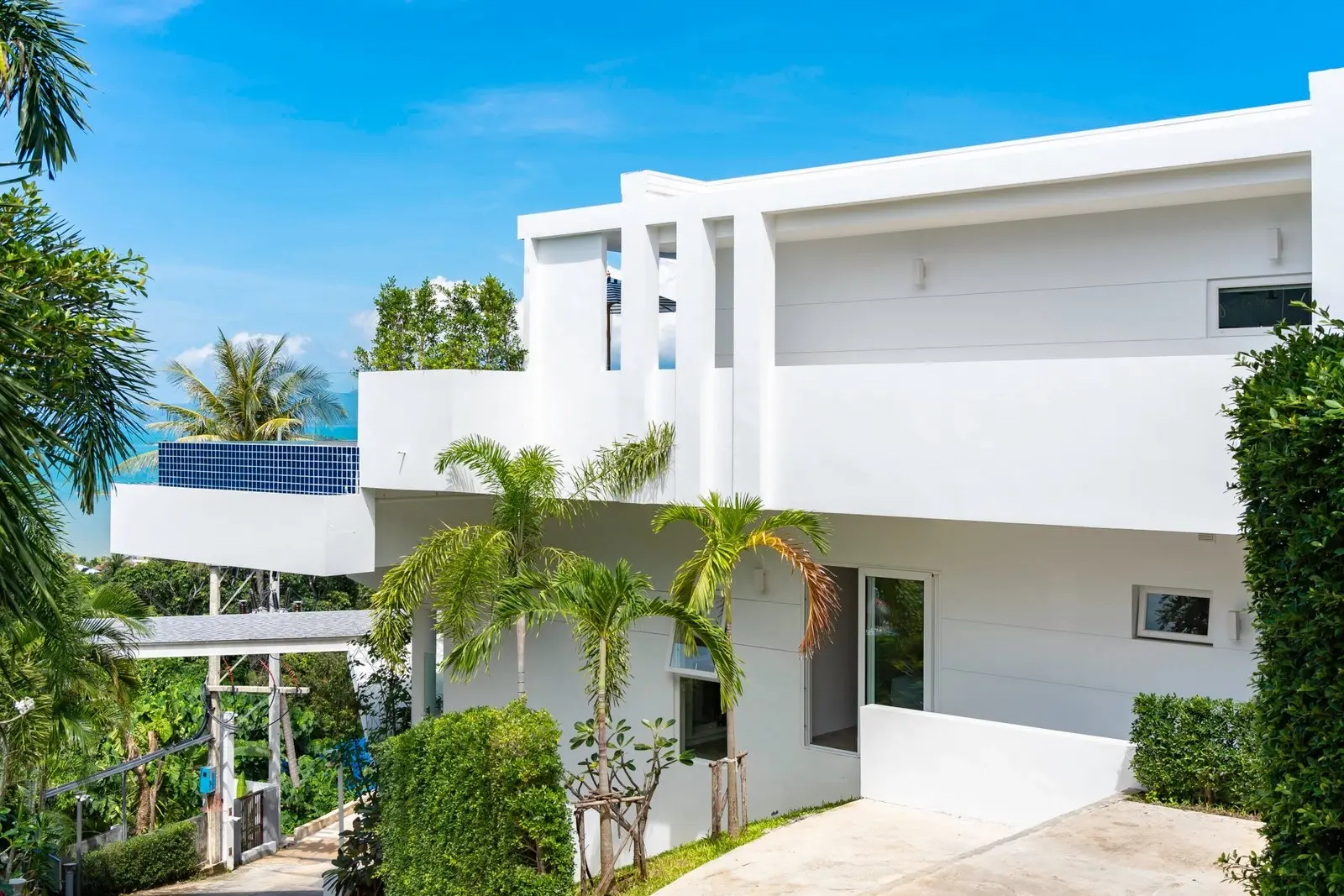 Villa de 2 étages avec 3 chambres à coucher et vue sur la mer à Bangrak Koh Samui LOCATION