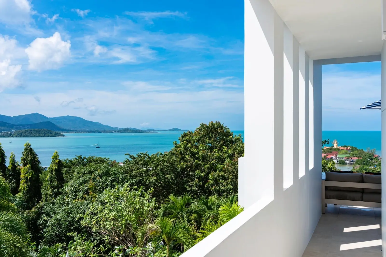 Villa de 2 étages avec 3 chambres à coucher et vue sur la mer à Bangrak Koh Samui LOCATION