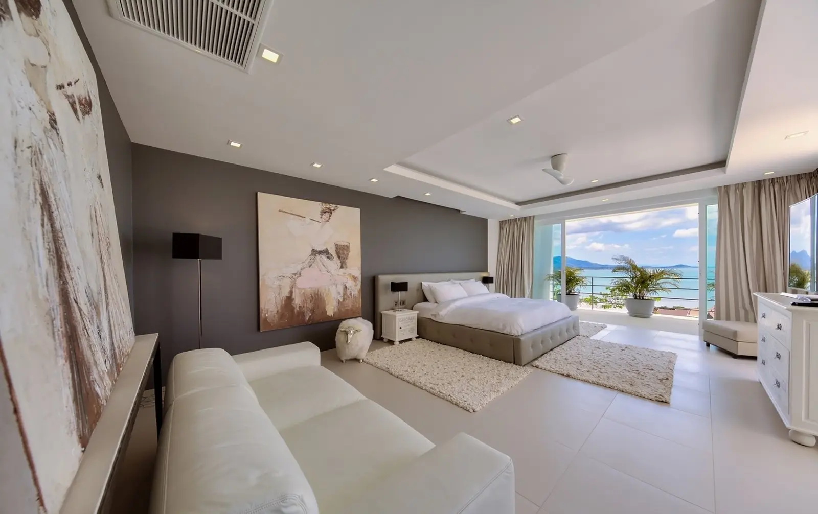 4-Bedrooms 2 Storey Villa L Sea View in Bangrak Koh Samui " RENT"