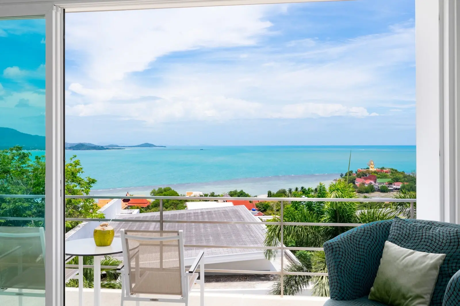 Villa 2 Étages de 4 Chambres avec Vue Mer à Bangrak Koh Samui LOCATION