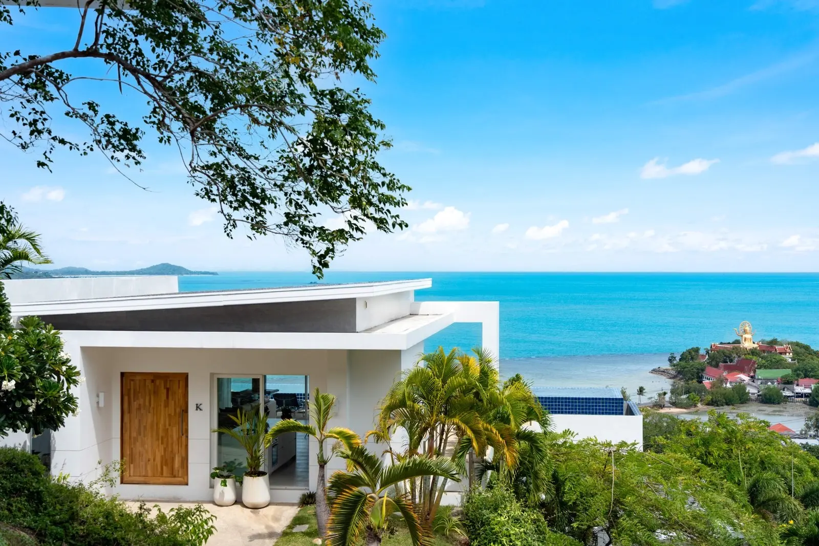 Villa 2 Étages de 4 Chambres avec Vue Mer à Bangrak Koh Samui LOCATION