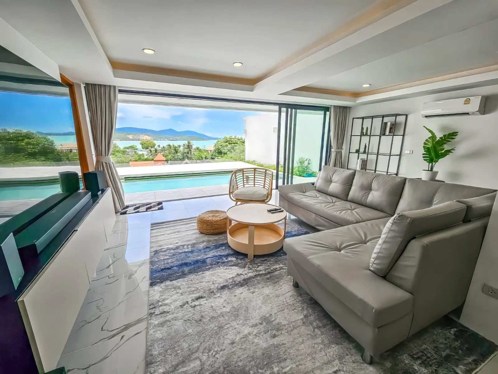 Villa 2 Chambres avec Vue sur Mer à Louer dans la région de Big Buddha de Koh Samui LOCATION