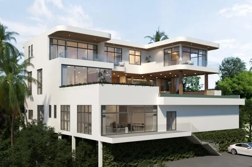 4 Bedrooms Exclusive Project Pool Villas A Sea View in BoPhut Koh Samui " Offplan"