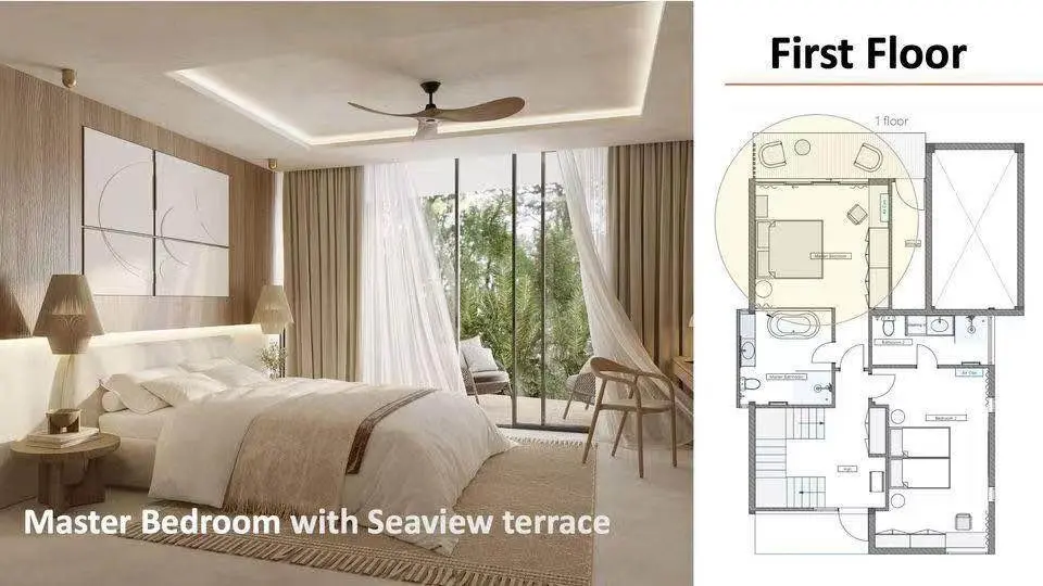 Dernière Opportunité : Dernier Terrain Vue Mer avec 3 Chambres Disponible à Plai Laem, Koh Samui