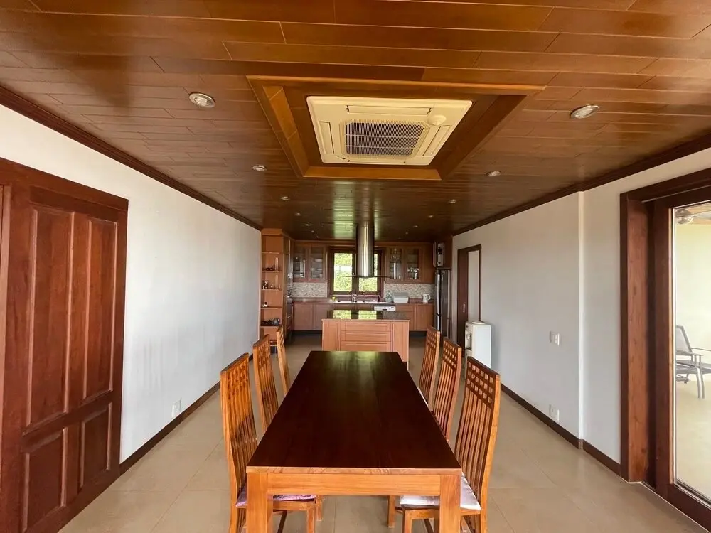 Charmante villa thaïlandaise avec vue sur la mer, 5 chambres à louer à Plai Laem, Koh Samui LOUER