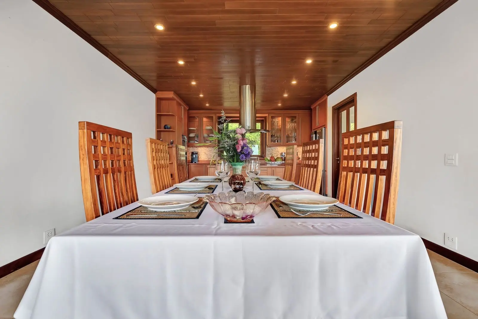 Charmante villa thaïlandaise avec vue sur la mer, 5 chambres à louer à Plai Laem, Koh Samui LOUER