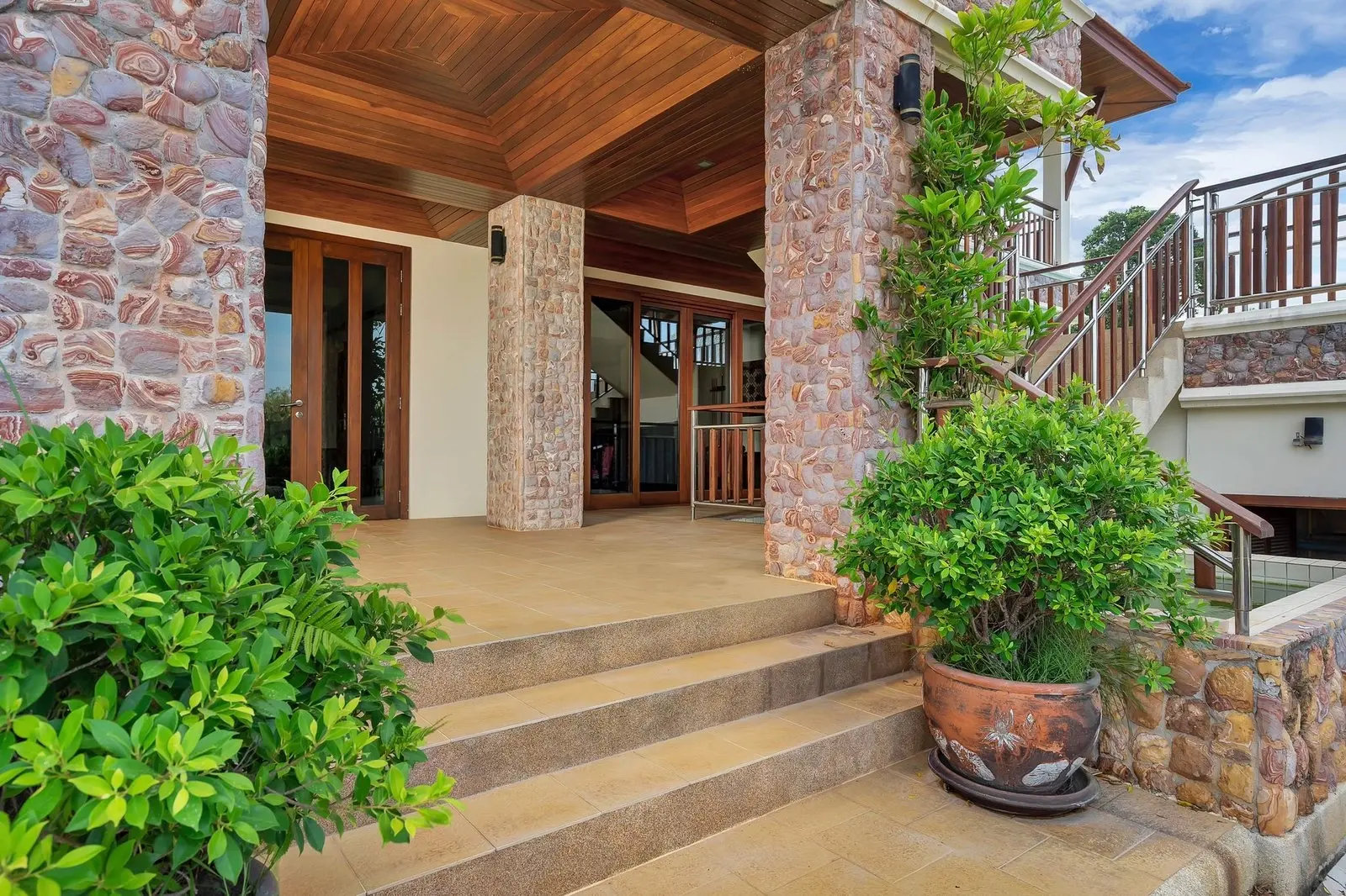 Charmante villa thaïlandaise avec vue sur la mer, 5 chambres à louer à Plai Laem, Koh Samui LOUER