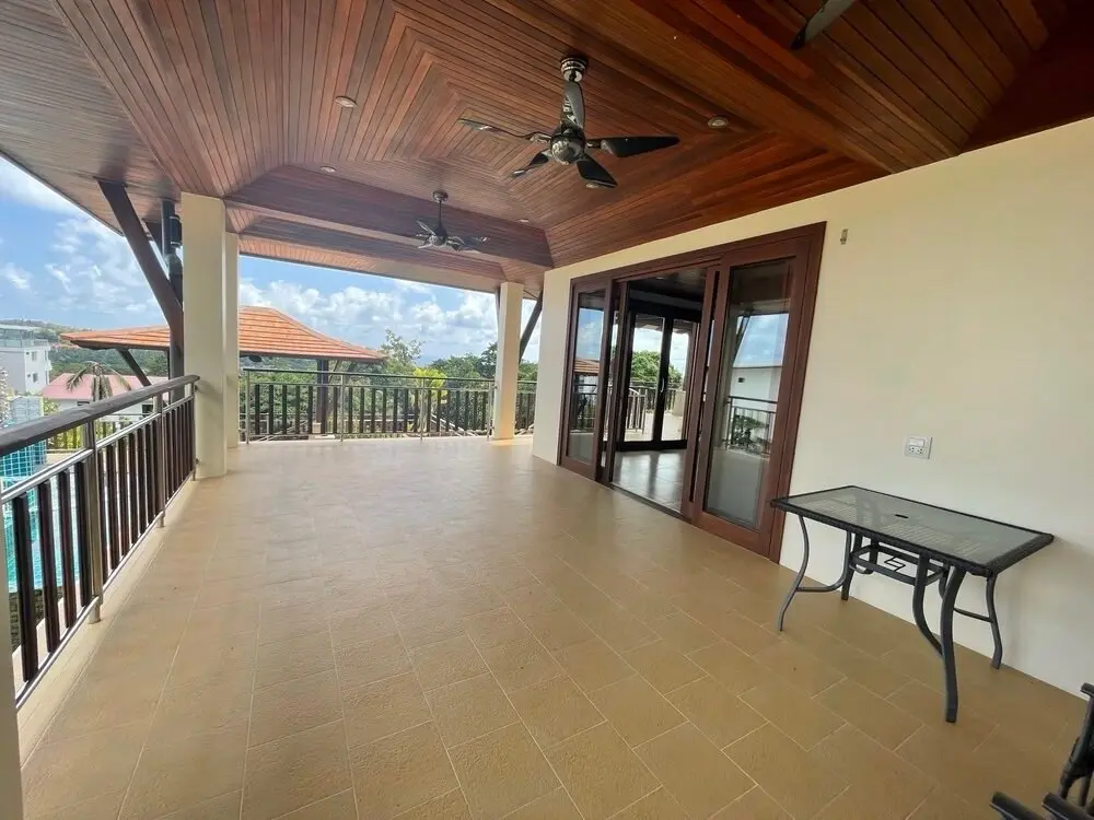 Charmante villa thaïlandaise avec vue sur la mer, 5 chambres à louer à Plai Laem, Koh Samui LOUER