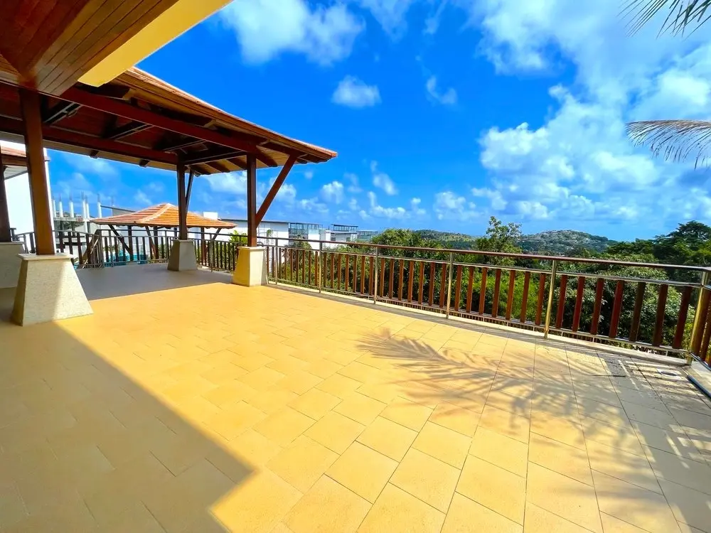 Charmante villa thaïlandaise avec vue sur la mer, 5 chambres à louer à Plai Laem, Koh Samui LOUER