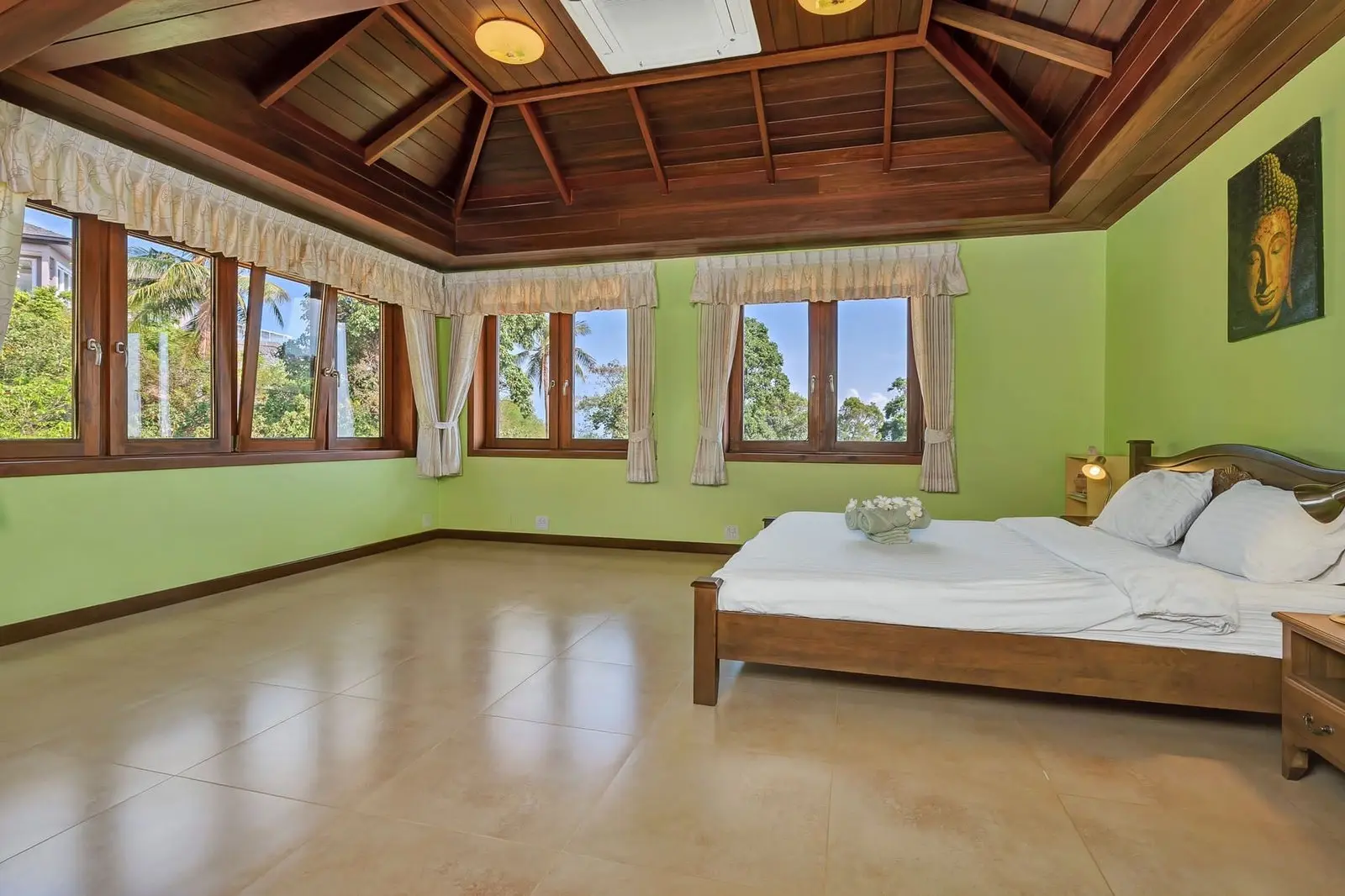 Charming 5 Bedroom Sea View Thai Villa for Rent at Plai Laem, Koh Samui "RENT"