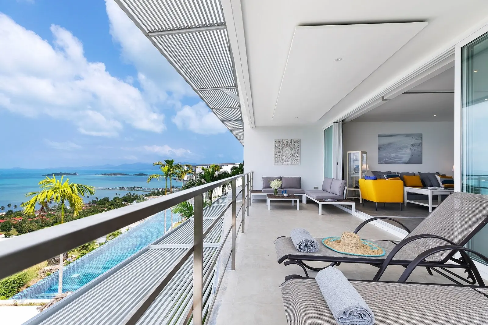 3-Bedroom Res JK Sea View in Bangrak Samui "RENT"