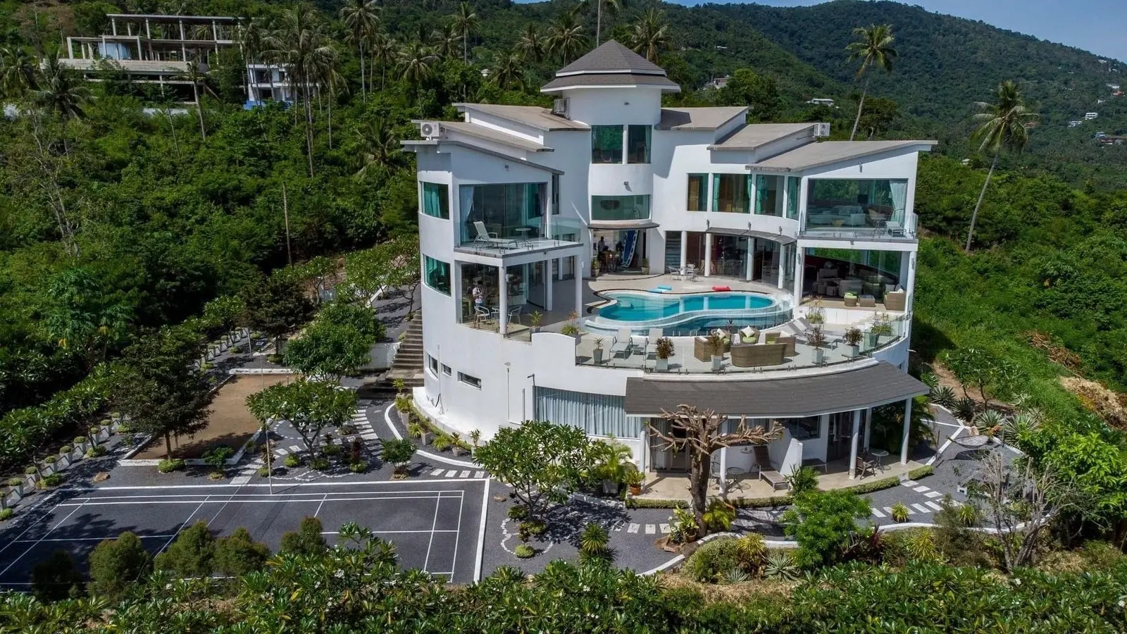 Villa de 7 chambres avec vue sur la mer près de la plage de Bang Makham, Koh Samui