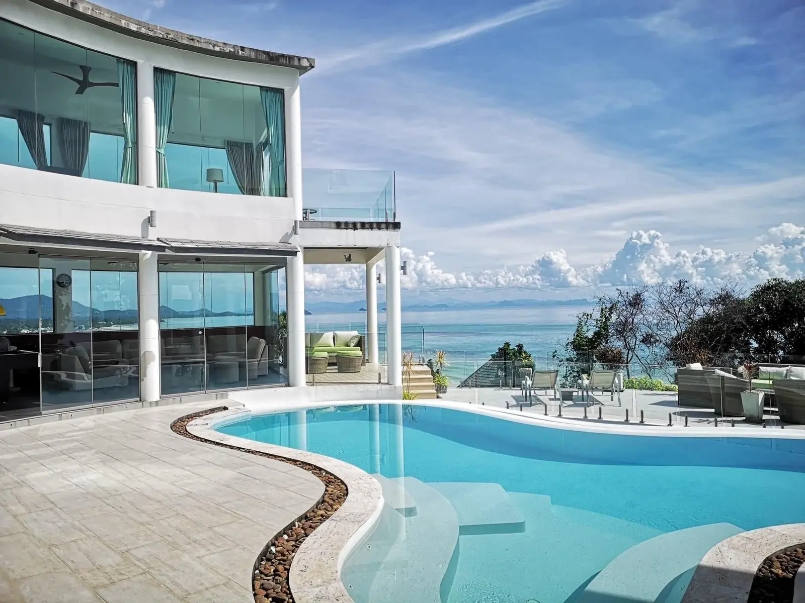 Villa de 7 chambres avec vue sur la mer près de la plage de Bang Makham, Koh Samui