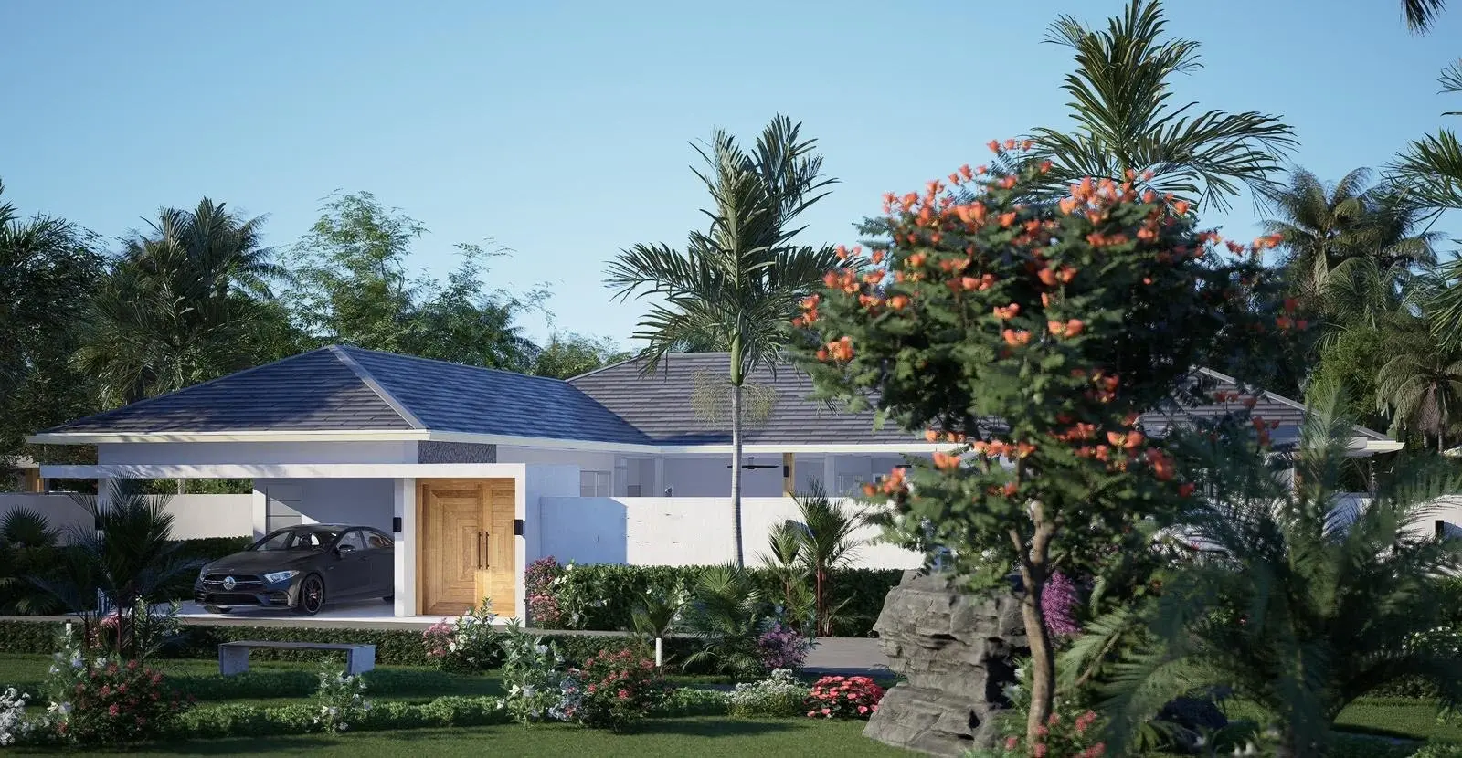 3-4 Bedroom Villas with Pool and Garden Views Near Maenam Beach" " Offplan"