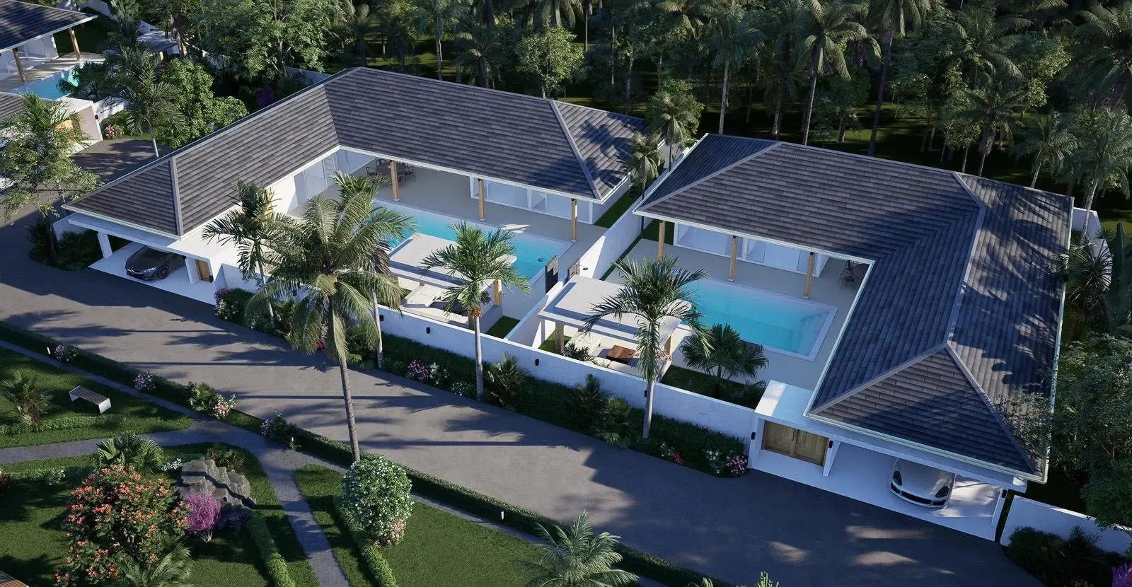 3-4 Bedroom Villas with Pool and Garden Views Near Maenam Beach" " Offplan"