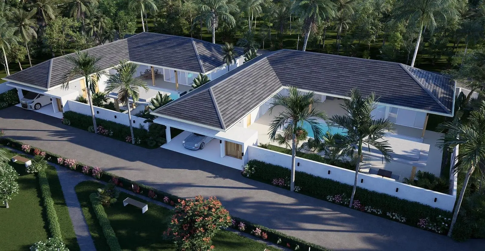 3-4 Bedroom Villas with Pool and Garden Views Near Maenam Beach" " Offplan"