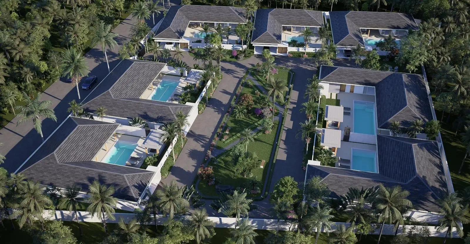 3-4 Bedroom Villas with Pool and Garden Views Near Maenam Beach" " Offplan"