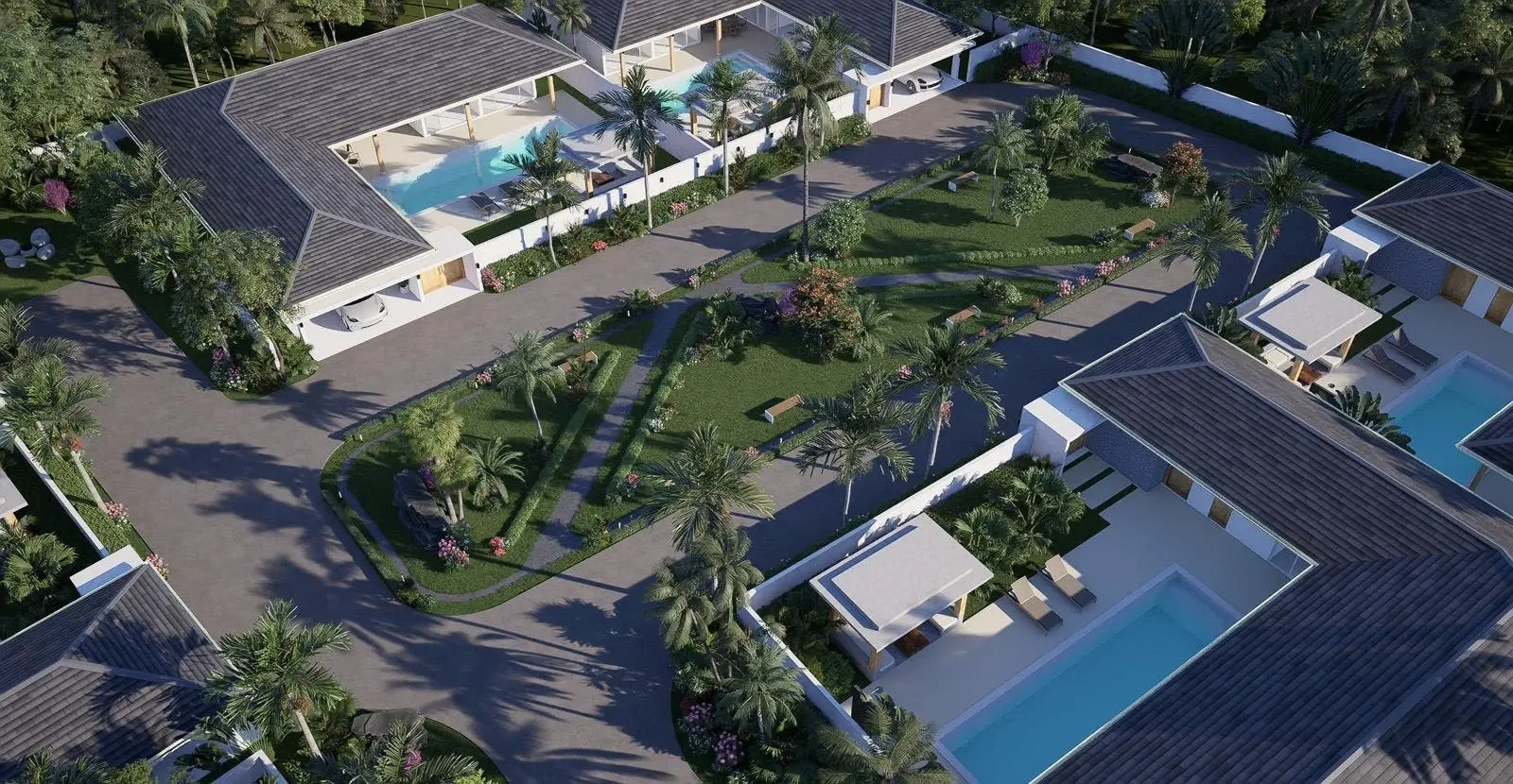 3-4 Bedroom Villas with Pool and Garden Views Near Maenam Beach" " Offplan"