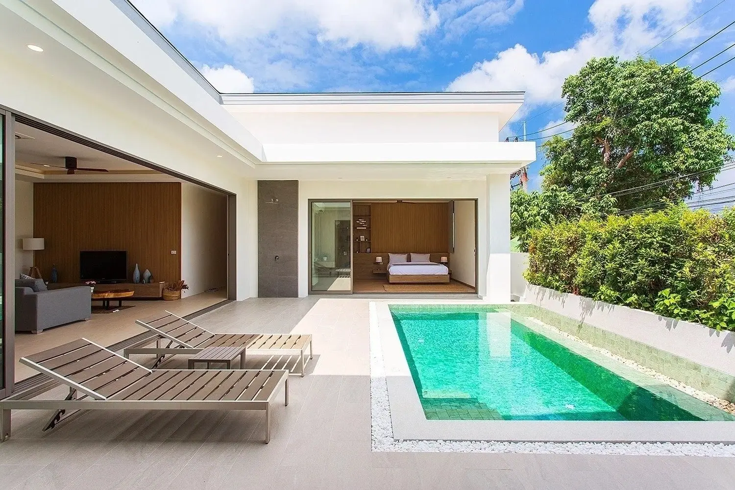 Dernière Disponible ! Villa de plain-pied de 3 chambres à Bophut, Koh Samui (SURPLAN)