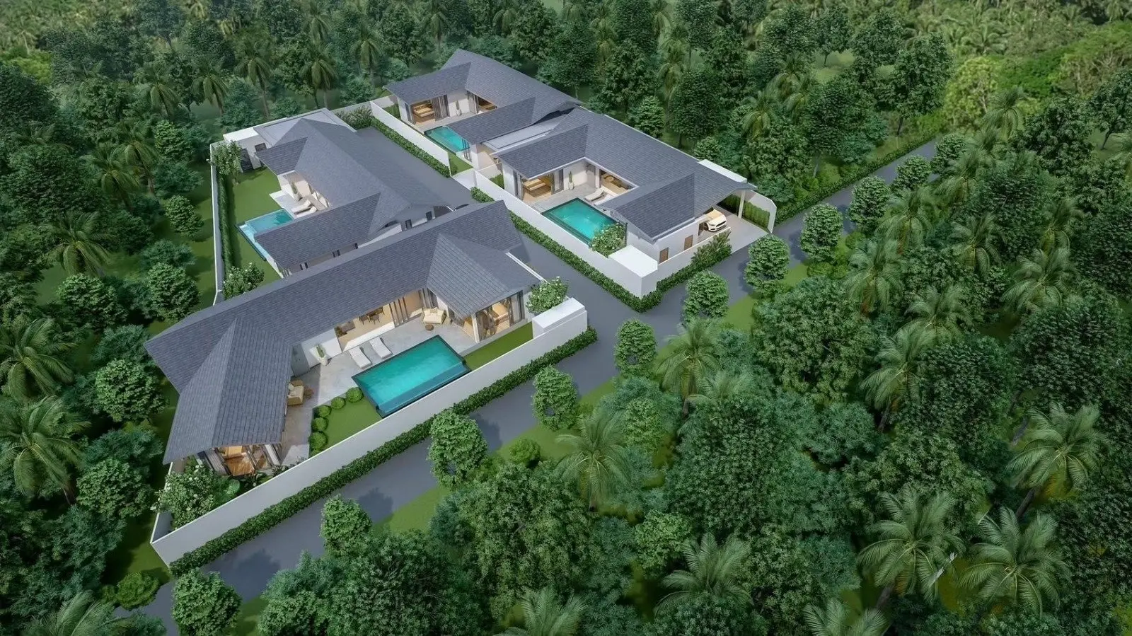 "Last Available! 3-Bedroom One-Story Villa in Bophut, Koh Samui" (OFFPLAN)