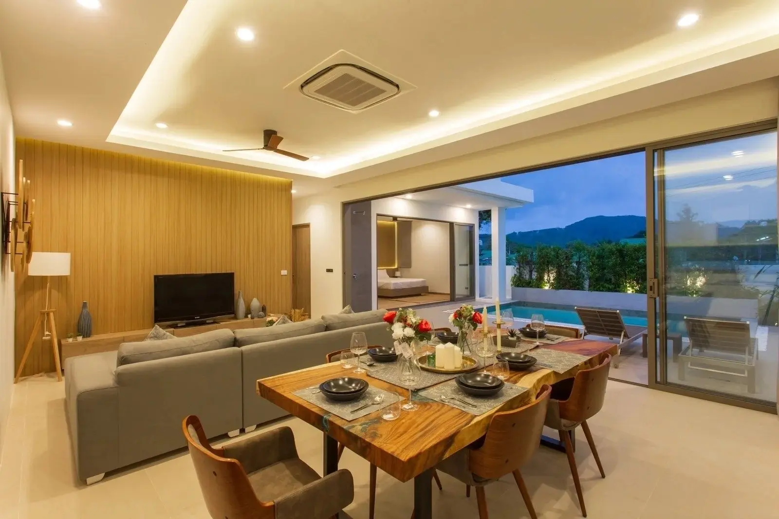 Dernière Disponible ! Villa de plain-pied de 3 chambres à Bophut, Koh Samui (SURPLAN)