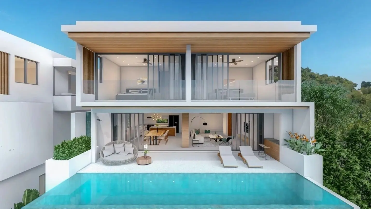 "Elegant 3-Bedroom Two-Story Villa in Bophut, Koh Samui" " OFFPLAN"