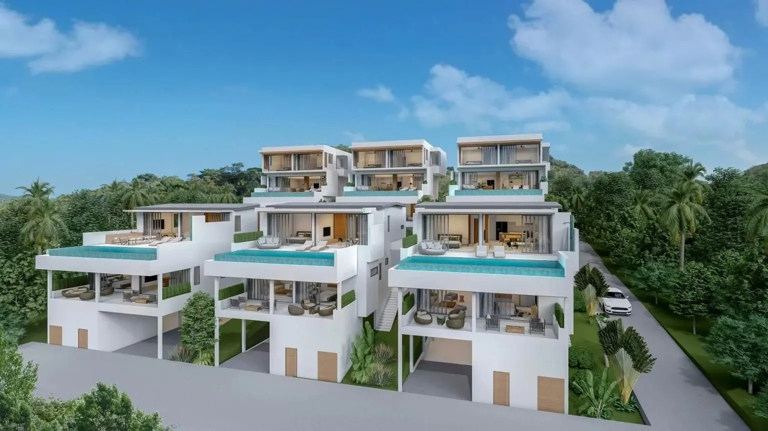 "Elegant 3-Bedroom Two-Story Villa in Bophut, Koh Samui" " OFFPLAN"