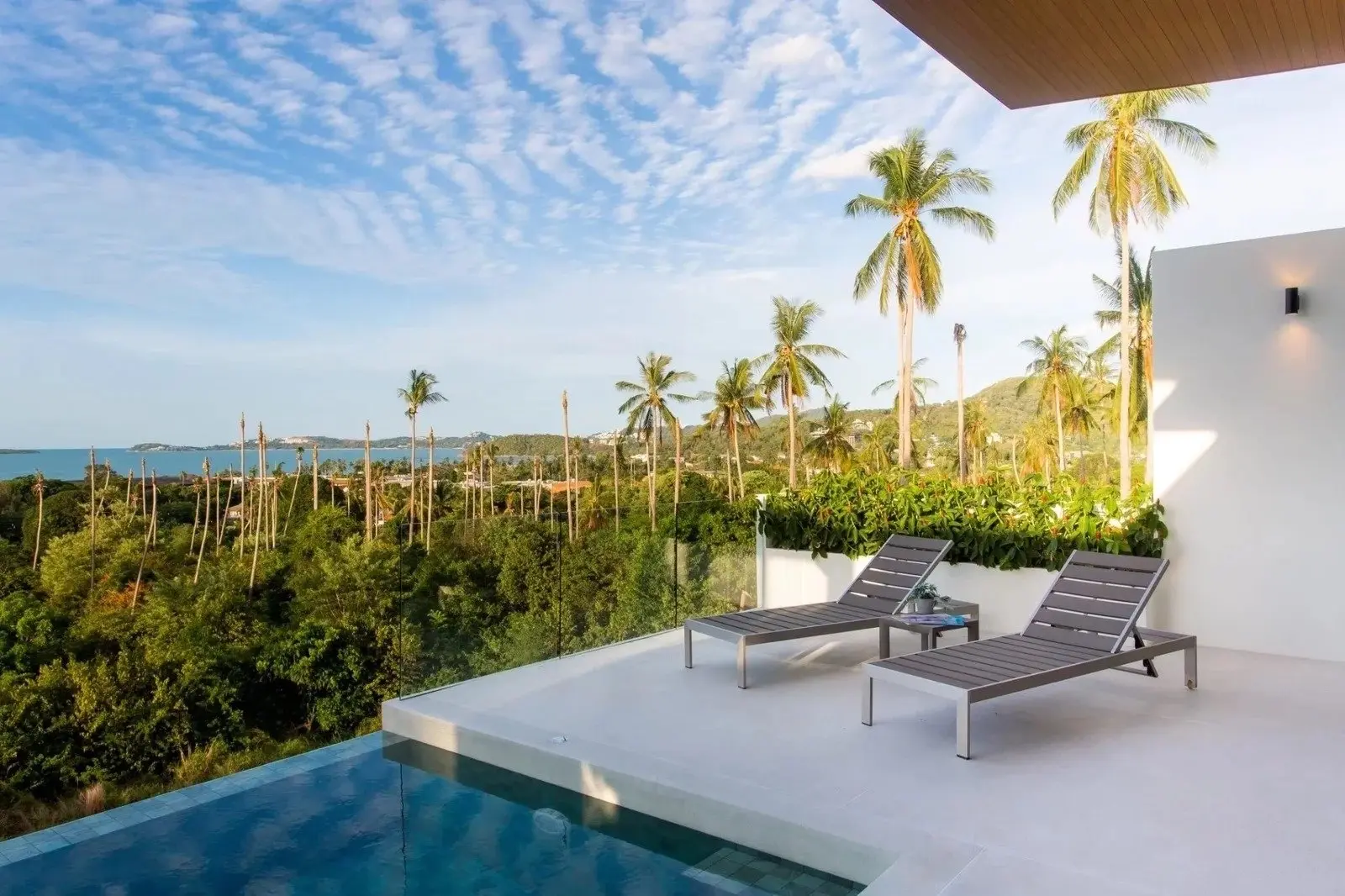 Villa à Bophut, Koh Samui avec vue sur mer sur 2,5 étages - 3 chambres Plan hors