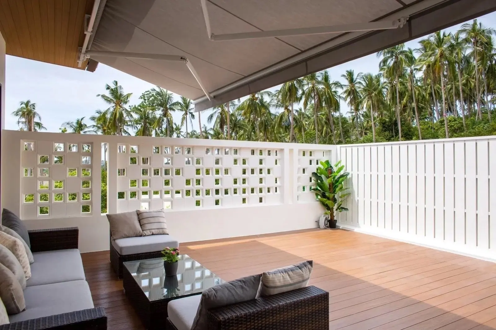 Villa à Bophut, Koh Samui avec vue sur mer sur 2,5 étages - 3 chambres Plan hors