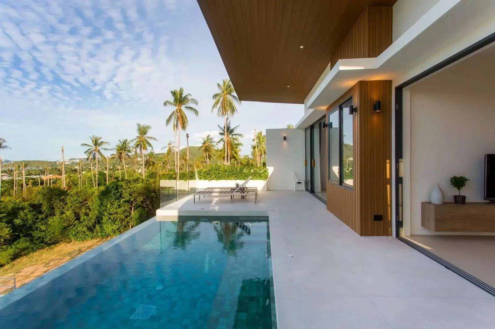 Villa à Bophut, Koh Samui avec vue sur mer sur 2,5 étages - 3 chambres Plan hors