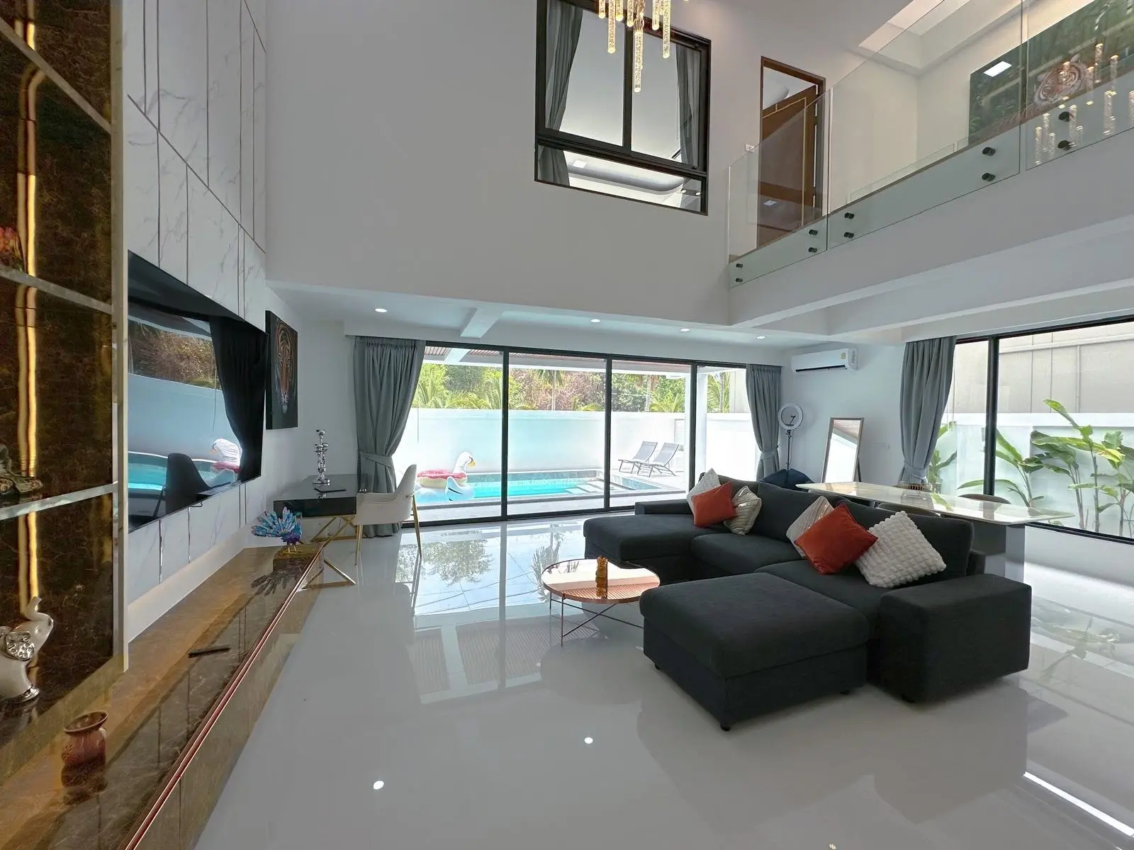 2 BR-Luxurious New Modern Townhouse in Plai Laem, Koh Samui's Most Desirable Area "RENT"