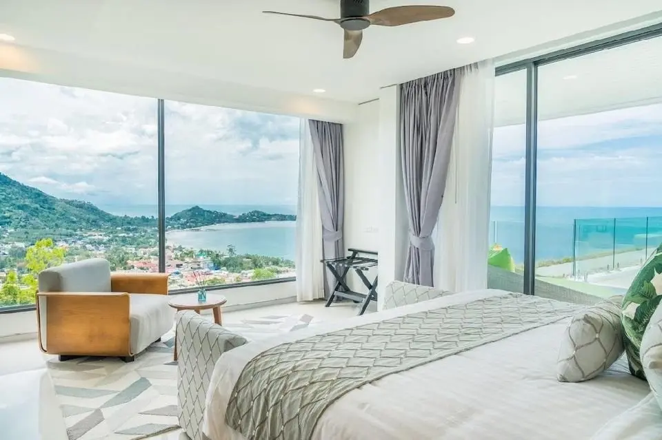 Villa luxueuse de 4 chambres avec vue sur la mer à Lamai, Koh Samui LOCATION