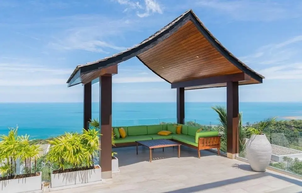 Villa luxueuse de 4 chambres avec vue sur la mer à Lamai, Koh Samui LOCATION