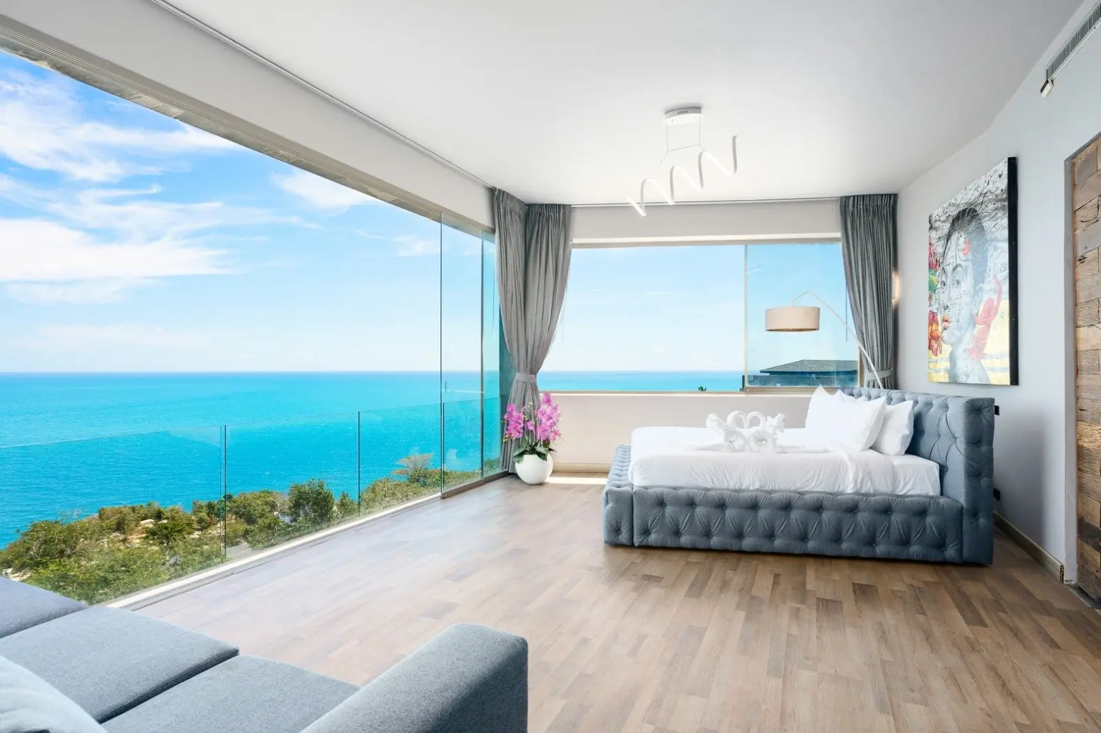 "5-Bedroom Seaside Villa in Chaweng Noi, Koh Samui, Offering Mesmerizing Sea Views" Freehold