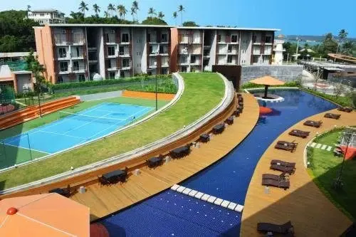 Condo : Luxe 26m² au bord de la piscine Bangrak à Koh Samui