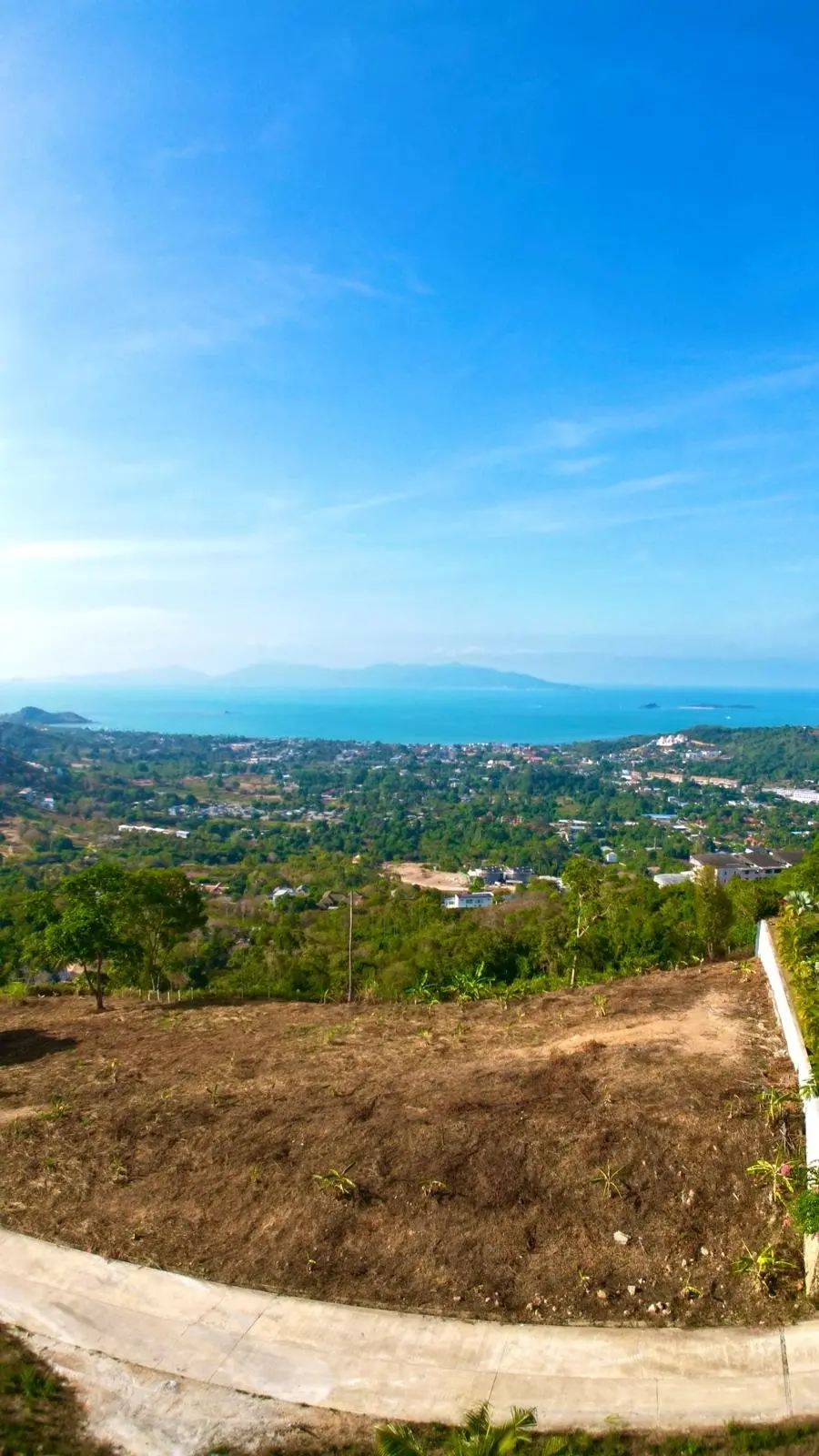 Découvrez la tranquillité de Seaview : terrain prime de 800 m² à Bo Phut, Koh Samui