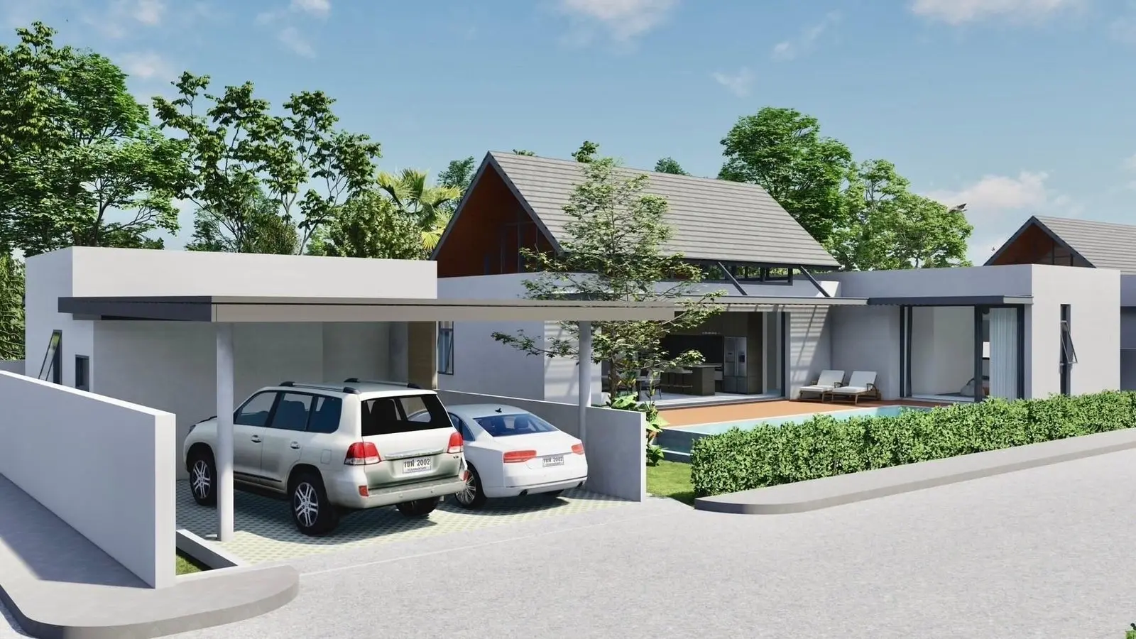 "300m walking distance to beach! 3-Bed Pool Villas in Bantai Koh Samui- Off-Plan Leasehold"