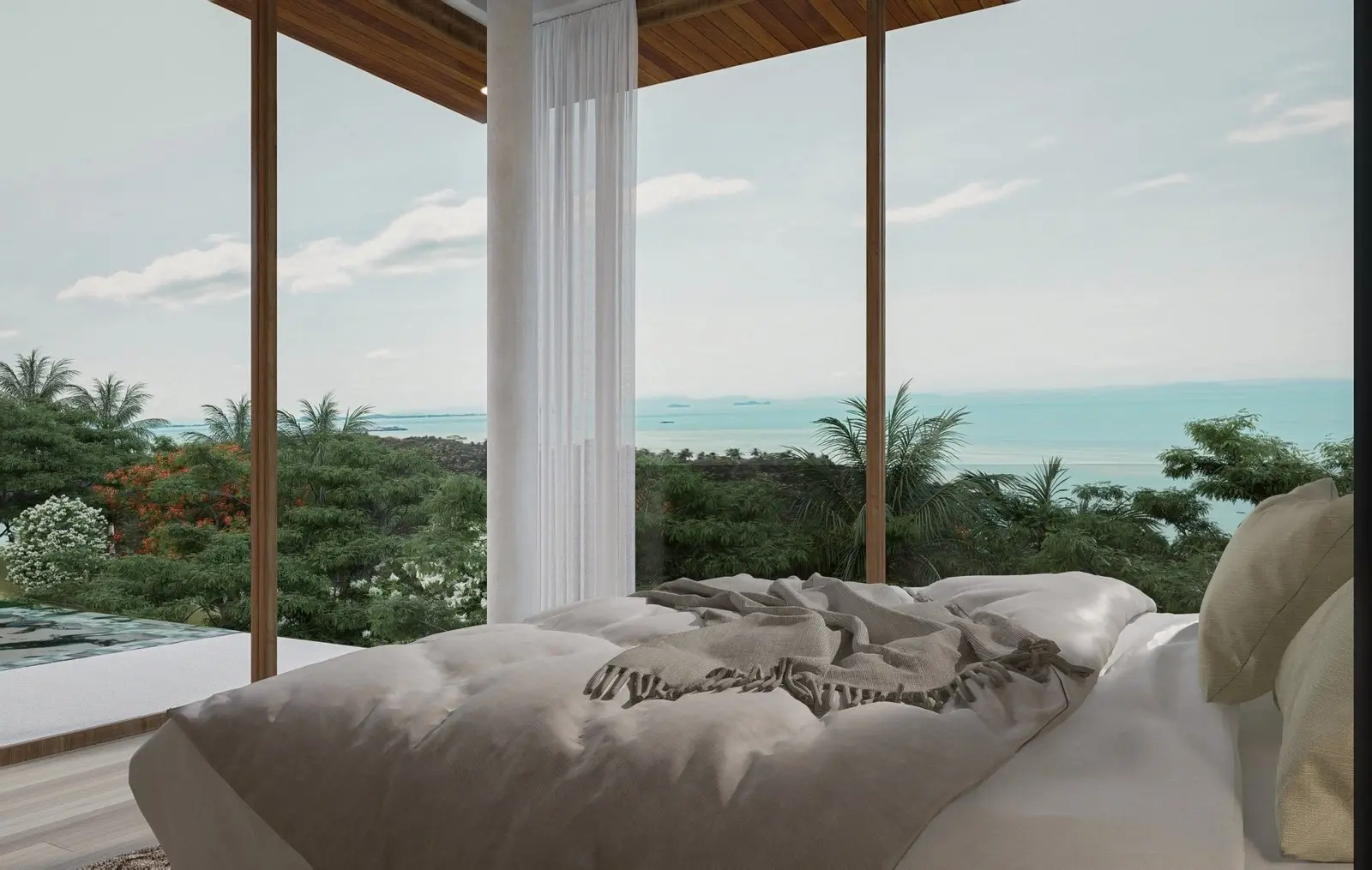 2-Bedrooms Sea View Villa Bang Makham Koh Samui" "Offplan"