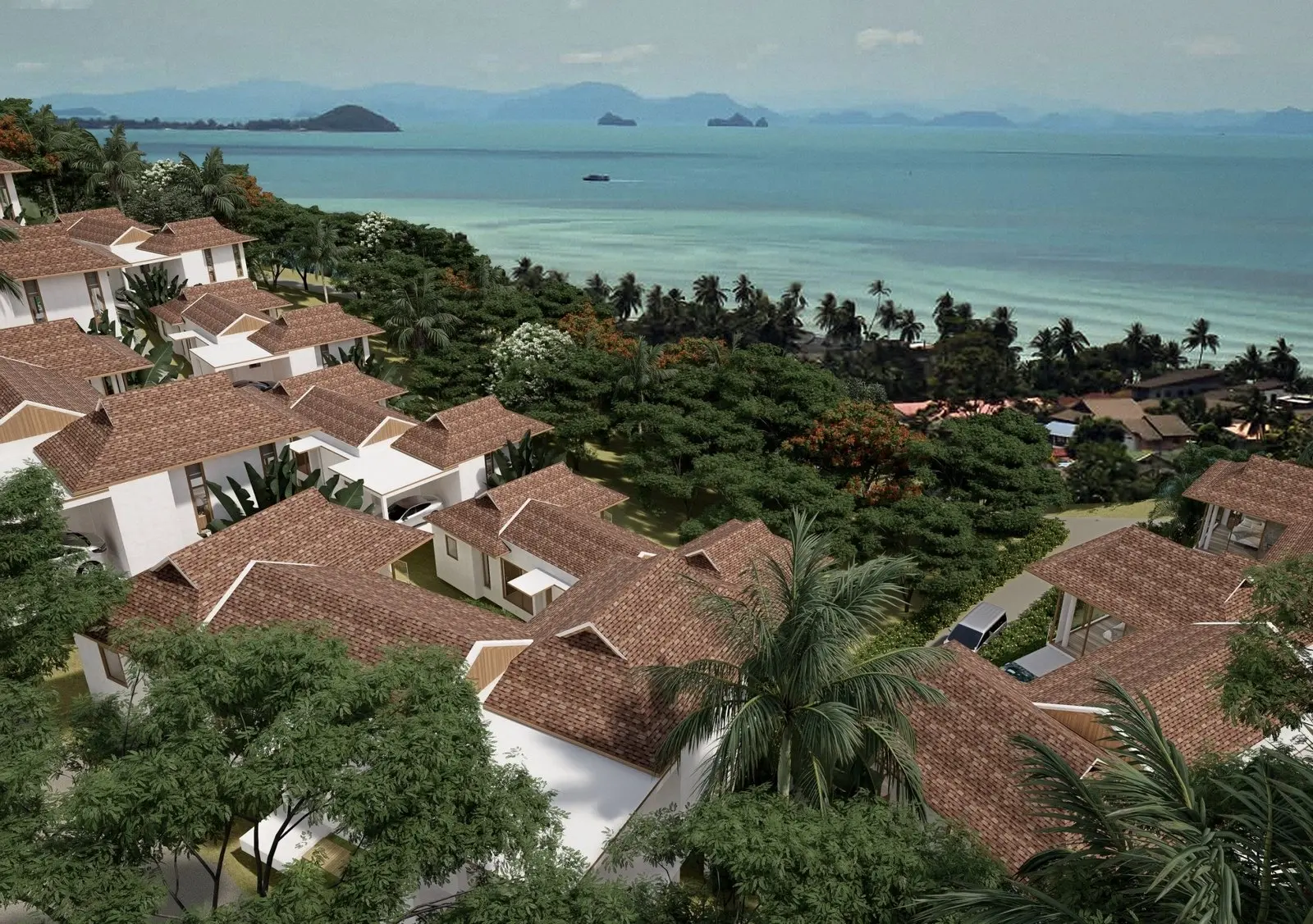 Villa 2 Chambres Vue Mer Bang Makham Koh Samui Hors plan