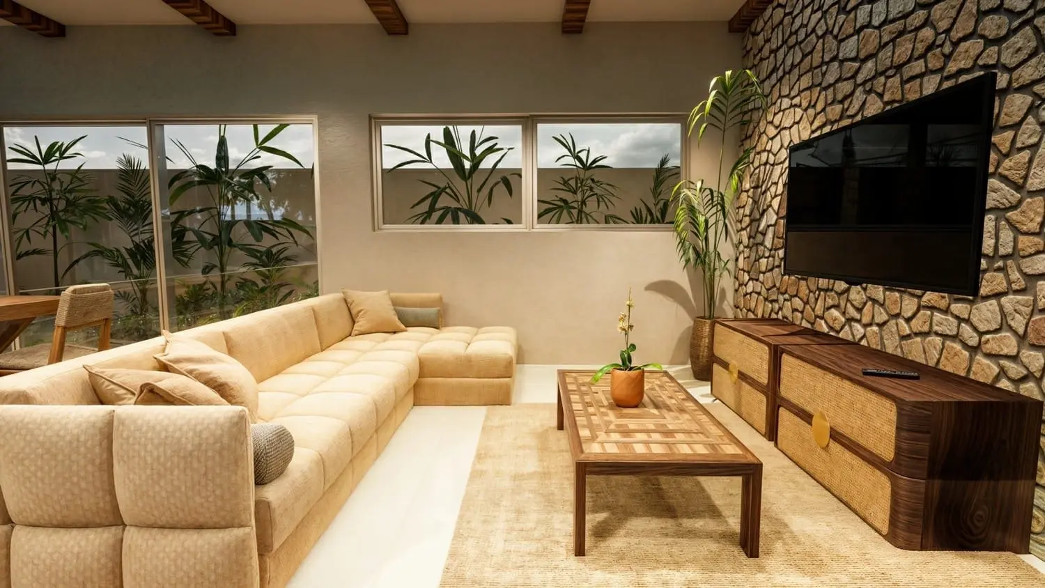 'Off-plan 3-bedroom villa with garden views, ideally located in Maenam.