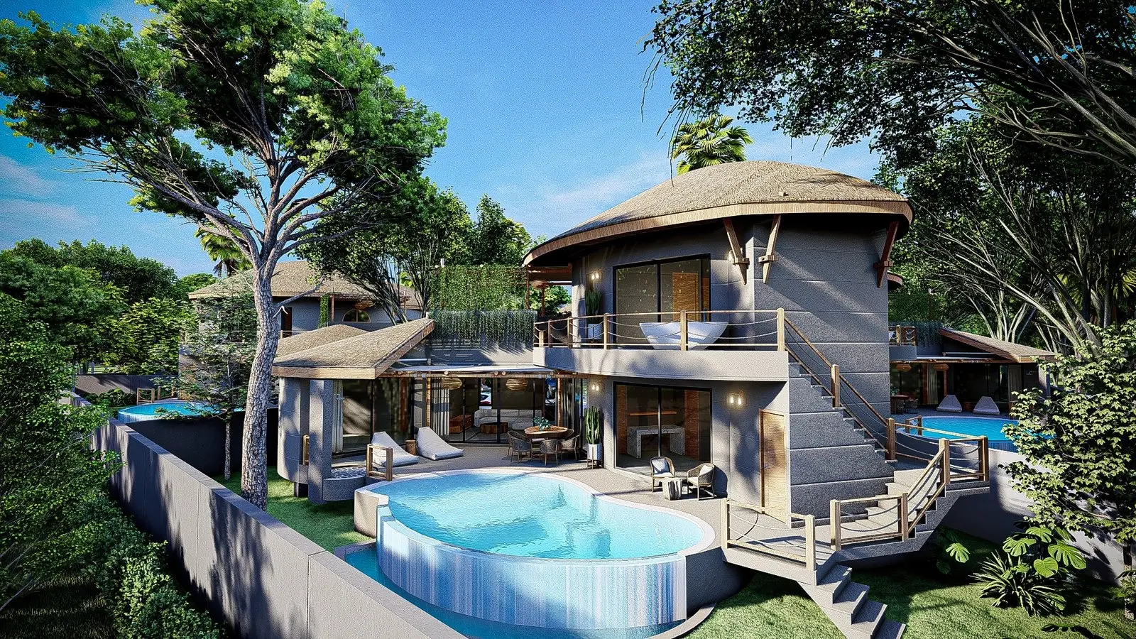 3 Bedrooms Villa off plan Near Beach at Maenam