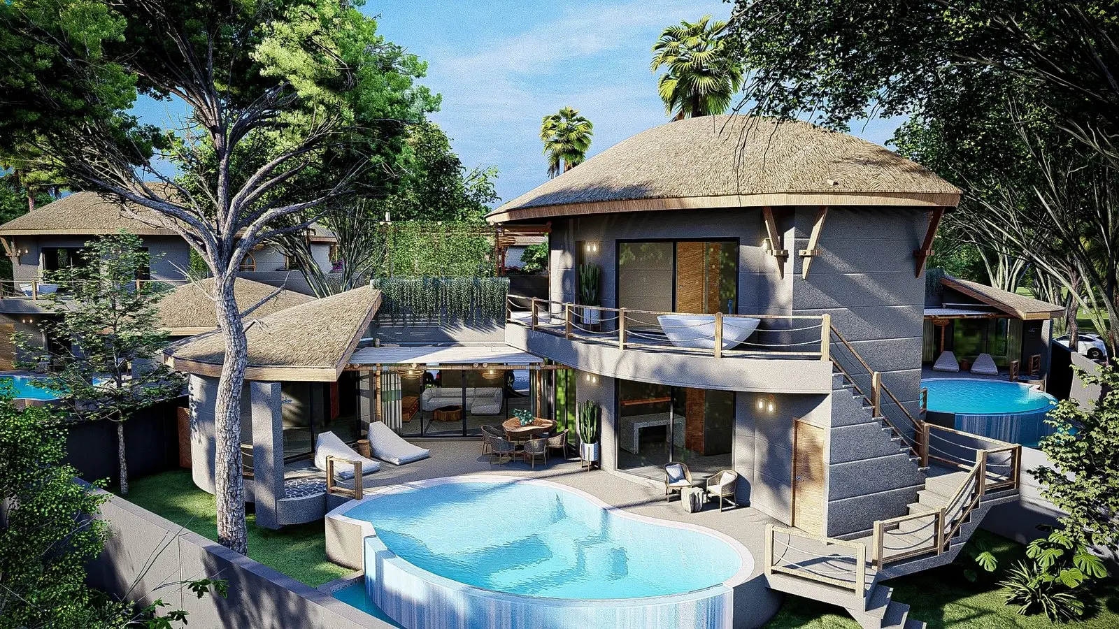 3 Bedrooms Villa off plan Near Beach at Maenam